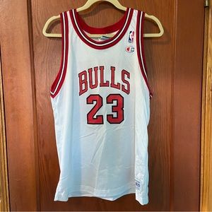 Champion Vtg 90s Michael Jordan Chicago Bulls #23 Jersey Kids Youth SZ XL 18-20